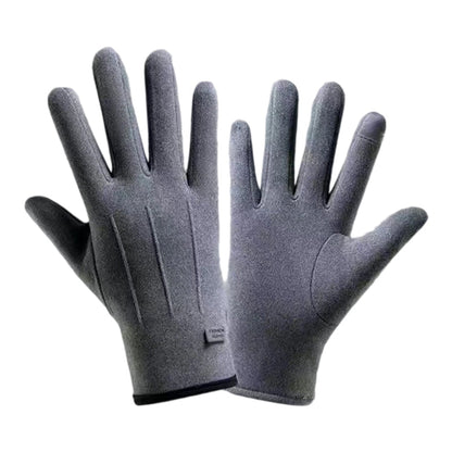 Gants chauds coupe-vent avec écran tactile et poignée antidérapante