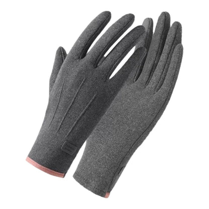 Gants chauds coupe-vent avec écran tactile et poignée antidérapante