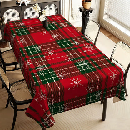 ✨Nouveautés de Noël✨Nappe élégante avec imprimé de Noël