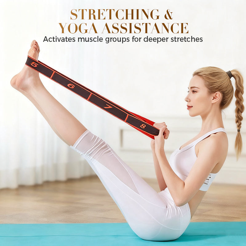Bande de résistance pour fitness, étirements et yoga