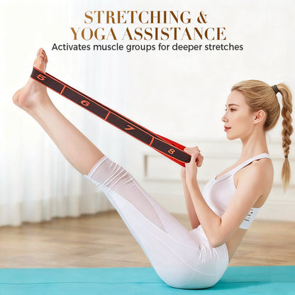 Bande de résistance pour fitness, étirements et yoga
