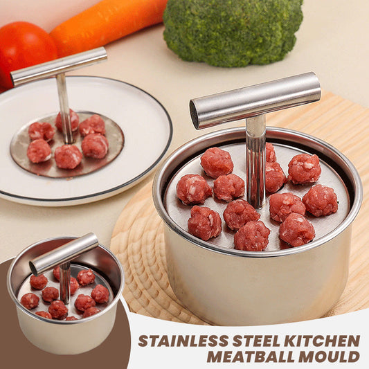 Moule à cuisine en acier inoxydable pour boulettes de viande