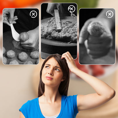 Moule à cuisine en acier inoxydable pour boulettes de viande