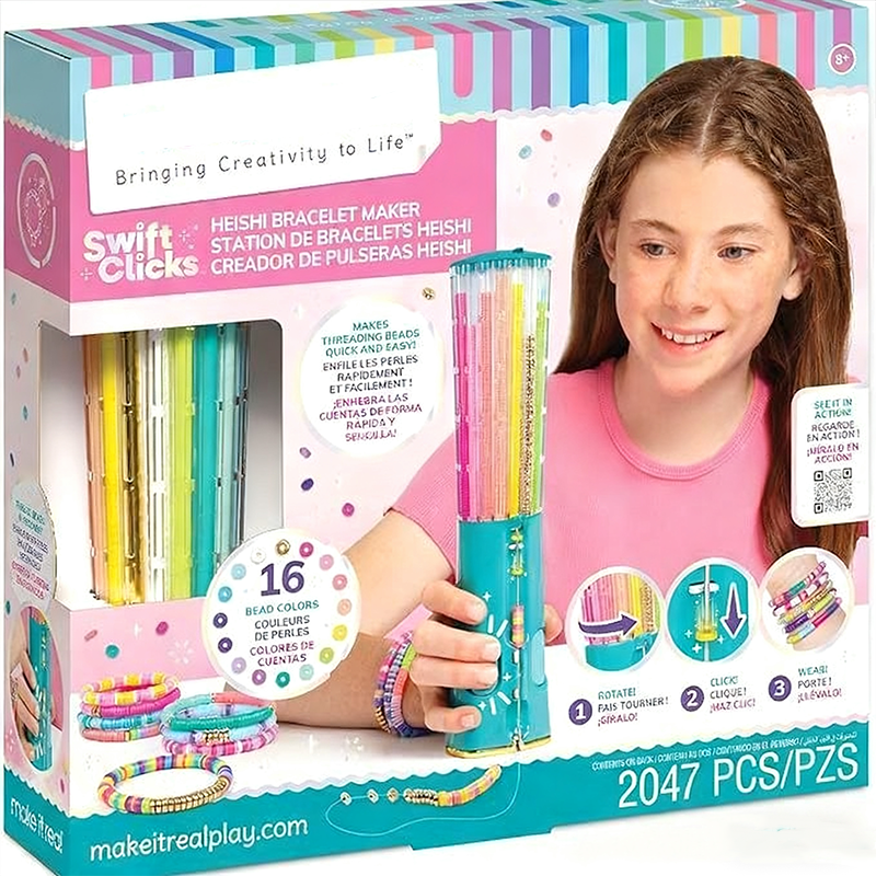 🎁Idée cadeau en promotion à -50 %🔥 Kit de création de bracelets Quick-Click