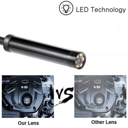Caméra endoscopique USB étanche avec LED