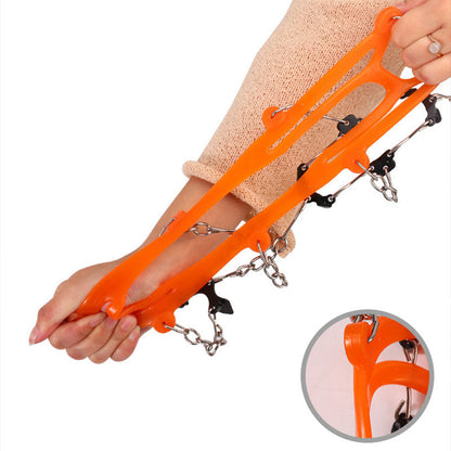 Crampons antidérapants pour chaussures et bottes de randonnée