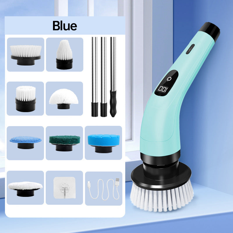 🔥VENTE LIMITÉE 57 % DE RÉDUCTION !!🔥Brosse de nettoyage électrique 9 en 1