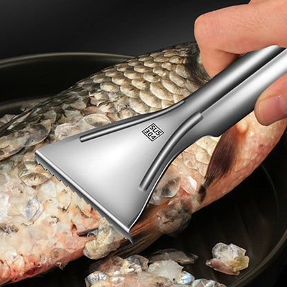 Écailleur à poisson en acier inoxydable Sharp