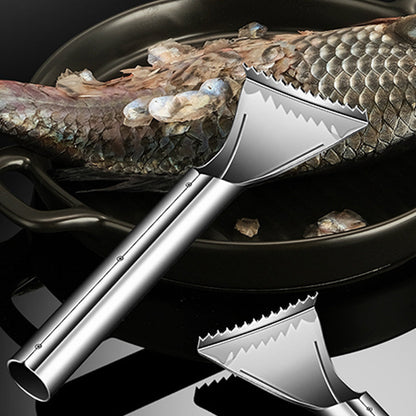 Écailleur à poisson en acier inoxydable Sharp