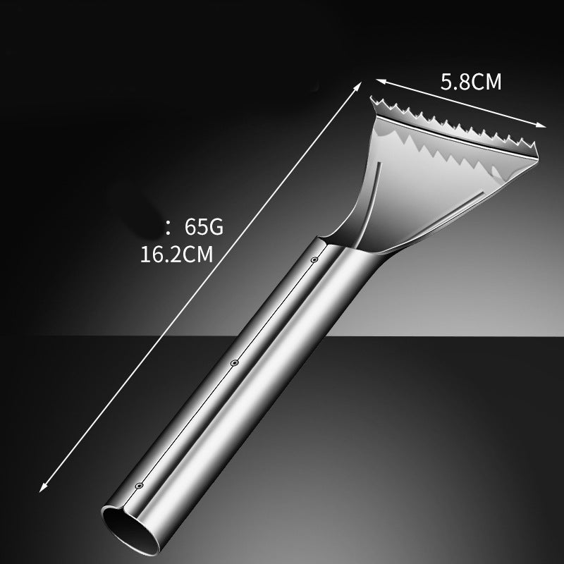 Écailleur à poisson en acier inoxydable Sharp
