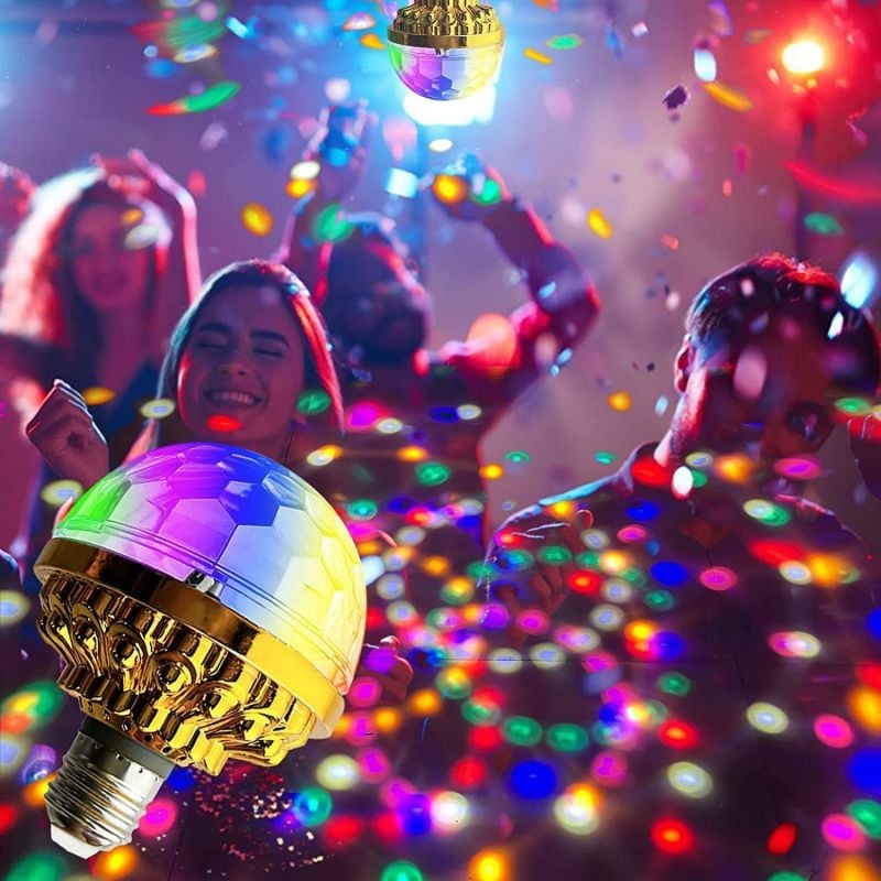 💥 Soldes du Nouvel An 49 % DE RÉDUCTION 💥 Boule disco lumineuse colorée rotative