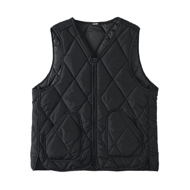 💥50 % de réduction🏆Gilet matelassé à fermeture éclair et poches pour femmes🌿👑