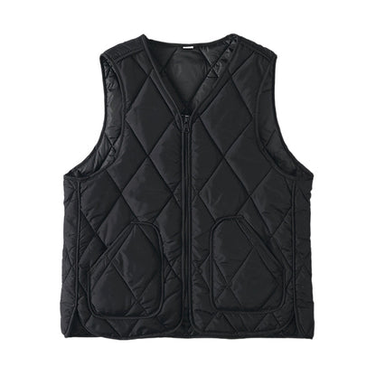 💥50 % de réduction🏆Gilet matelassé à fermeture éclair et poches pour femmes🌿👑