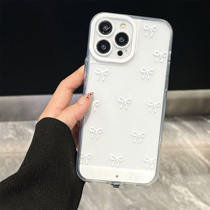 📱Coque de téléphone LED best-seller : notifications d’appel lumineuses, antichoc, design nœud papillon, découpes précises, TPU souple, pour iPhone