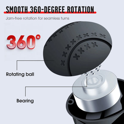 🚗 ACHETEZ 2 OBТENEZ 3! ✨ Pommeau de Volant Ergonomique - Design Texturé Antidérapant pour une Meilleure Prise en Toutes Circonstances 🔧💫