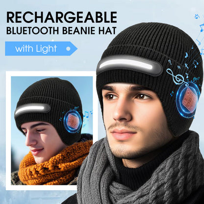 Bonnet Bluetooth rechargeable avec lampe intégrée