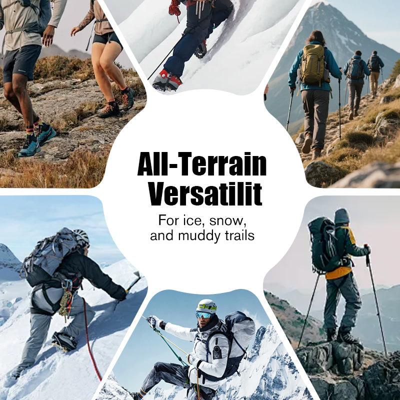 Kit de crampons antidérapants résistants pour chaussures