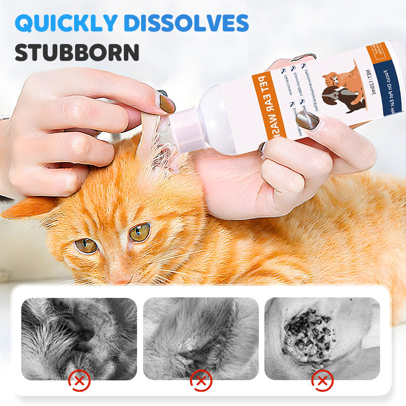 🐾 ACHETEZ-EN 2, OBTENEZ-EN 1 GRATUITEMENT ! ✨ Nettoyant pour oreilles pour animaux - Formule douce à l'aloe vera apaisant pour chiens et chats, prévient les infections et les odeurs 🌿👂
