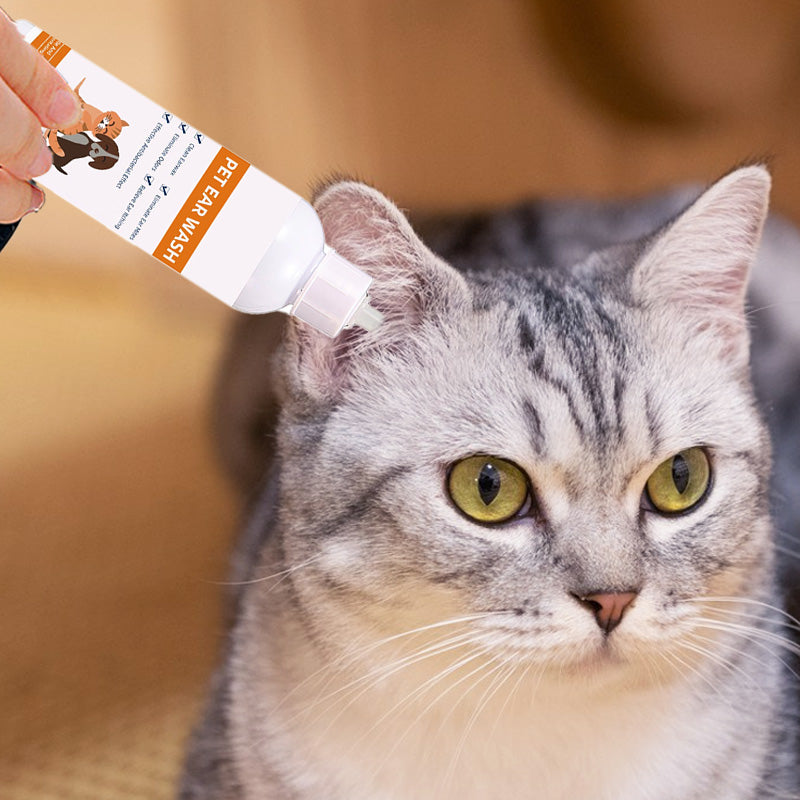 🐾 ACHETEZ-EN 2, OBTENEZ-EN 1 GRATUITEMENT ! ✨ Nettoyant pour oreilles pour animaux - Formule douce à l'aloe vera apaisant pour chiens et chats, prévient les infections et les odeurs 🌿👂