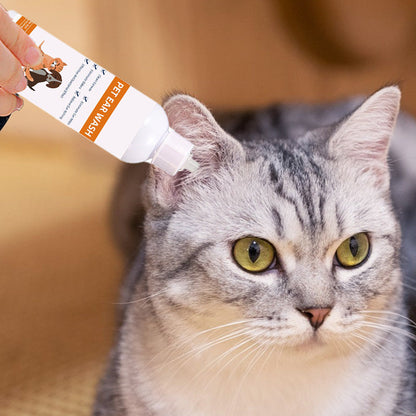 🐾 ACHETEZ-EN 2, OBTENEZ-EN 1 GRATUITEMENT ! ✨ Nettoyant pour oreilles pour animaux - Formule douce à l'aloe vera apaisant pour chiens et chats, prévient les infections et les odeurs 🌿👂