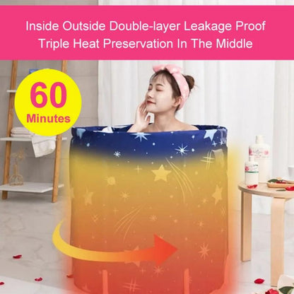 Baignoire pliable chauffée pour usage domestique