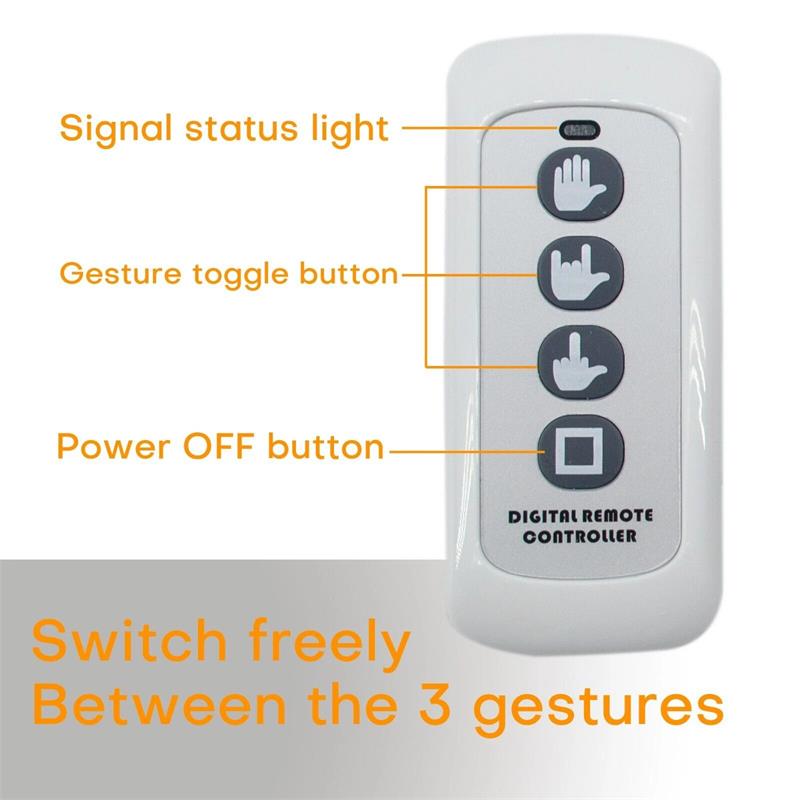 🔥-50% DE RÉDUCTION✨Lampe geste doigt d'honneur🖕Avec télécommande, déco originale pour fêtes et chambre