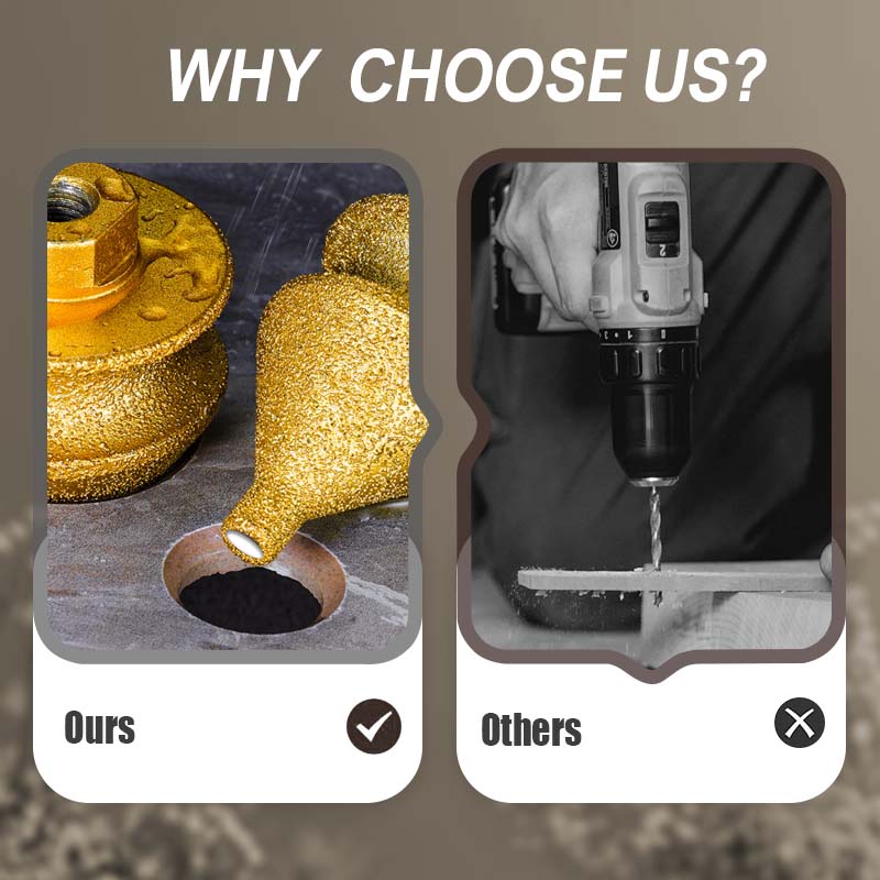 ⚒️ ACHETEZ 2, OBTENEZ 1 GRATUIT ! 🔧 Fraise à chanfreiner diamant pour meuleuse – Brasée, filetage M10 & 2 tailles – Polyvalente pour carrelage, pierre ou verre – finition propre sans éclats ✨
