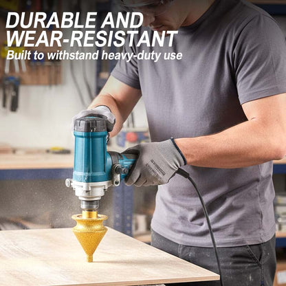 ⚒️ ACHETEZ 2, OBTENEZ 1 GRATUIT ! 🔧 Fraise à chanfreiner diamant pour meuleuse – Brasée, filetage M10 & 2 tailles – Polyvalente pour carrelage, pierre ou verre – finition propre sans éclats ✨