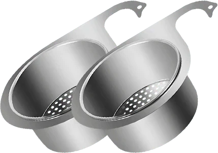 Globetrek° Filtre d'évier : Filtre en acier inoxydable style cygne