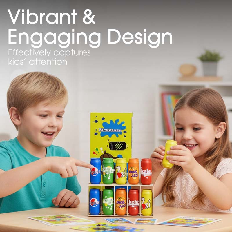 Jouets pour enfants assortis à la couleur des bouteilles