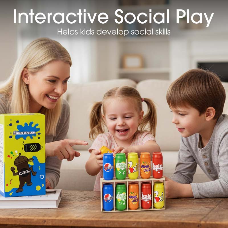 Jouets pour enfants assortis à la couleur des bouteilles