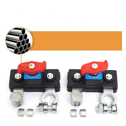 🔥 50% DE RÉDUCTION ! ✨ Interrupteur de Déconnexion Batterie Voiture - 12V-24V Compatible, Coque Ignifuge, Urgence et Maintenance ⚡🚘