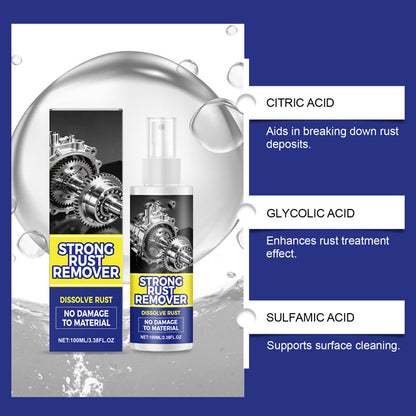 Spray antirouille puissant tout-en-un pour voitures – Efficace sur les pare-chocs, les échappements et les garnitures, élimine la rouille sans effort en quelques minutes