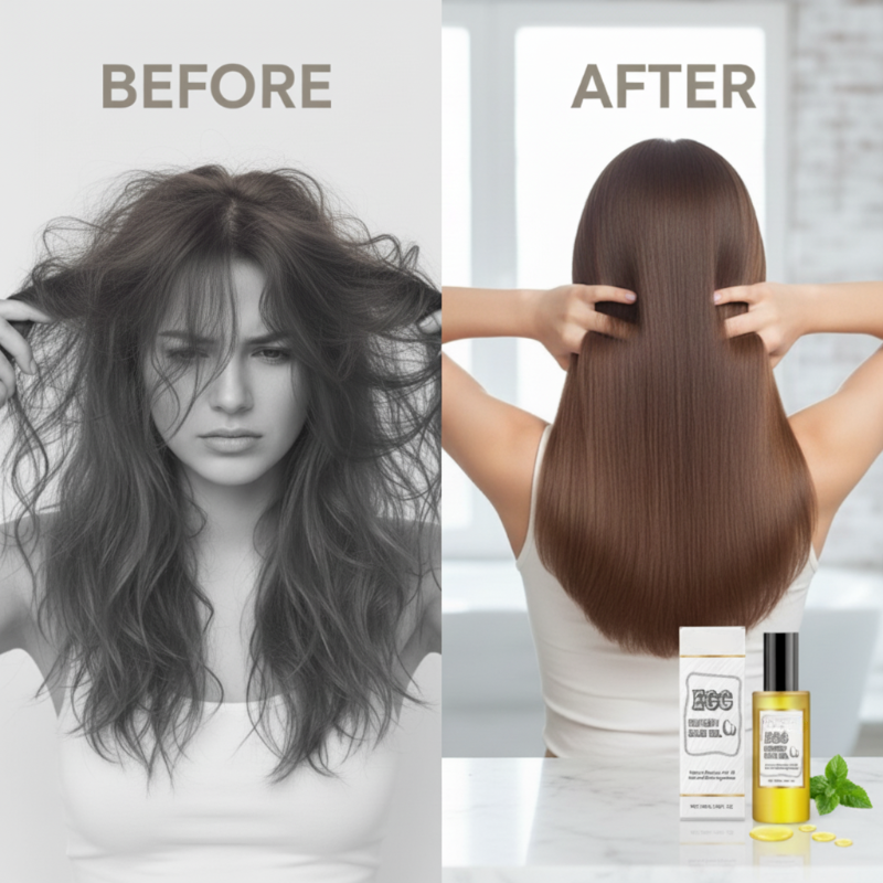 🔥Huile capillaire intensive à la protéine d'œuf | 2 achetés, 1 offert✨