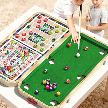 Jeu de table en bois 6 en 1 pour enfants