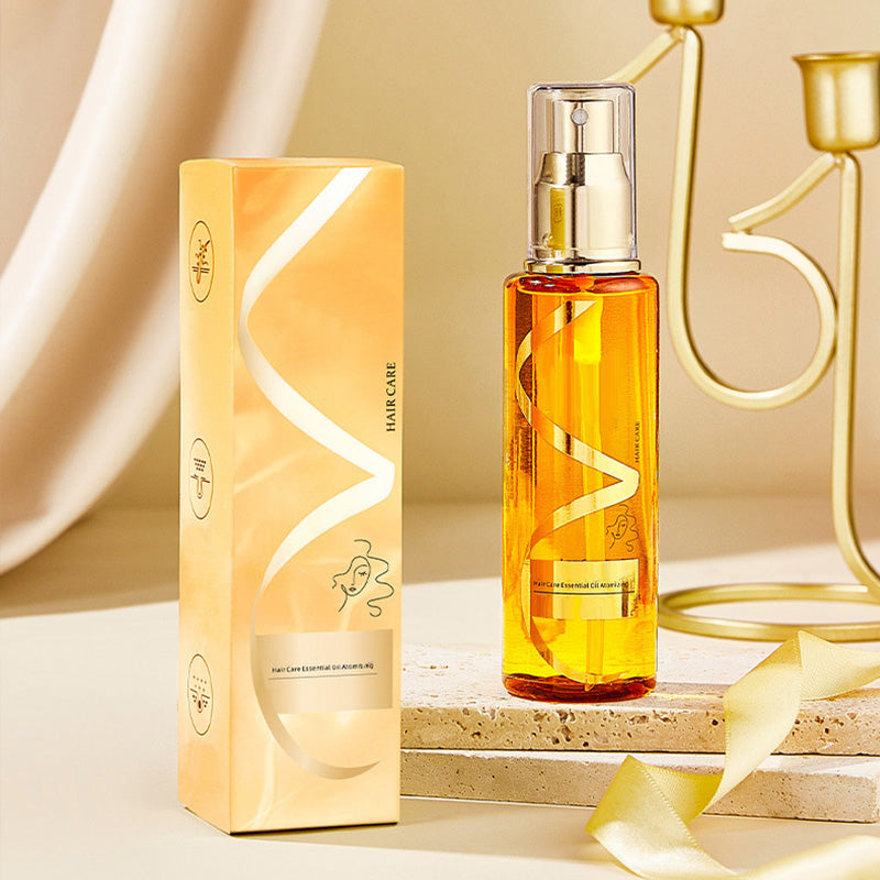 ✨ Huile Capillaire en Spray – 100 ml d’extraits végétaux, hydratation intense sans effet gras. Discipline les frisottis et sublime la brillance !
