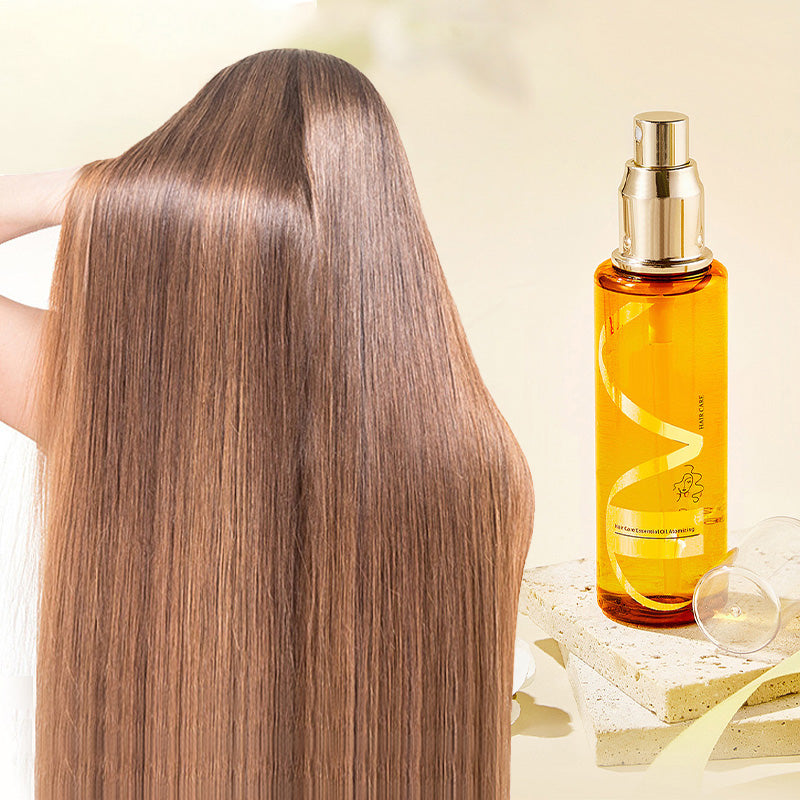 ✨ Huile Capillaire en Spray – 100 ml d’extraits végétaux, hydratation intense sans effet gras. Discipline les frisottis et sublime la brillance !
