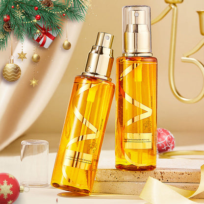 ✨ Huile Capillaire en Spray – 100 ml d’extraits végétaux, hydratation intense sans effet gras. Discipline les frisottis et sublime la brillance !