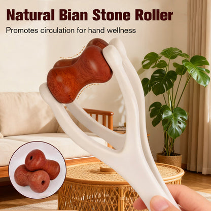 Rouleau de massage pour les doigts et la paume Bian Stone