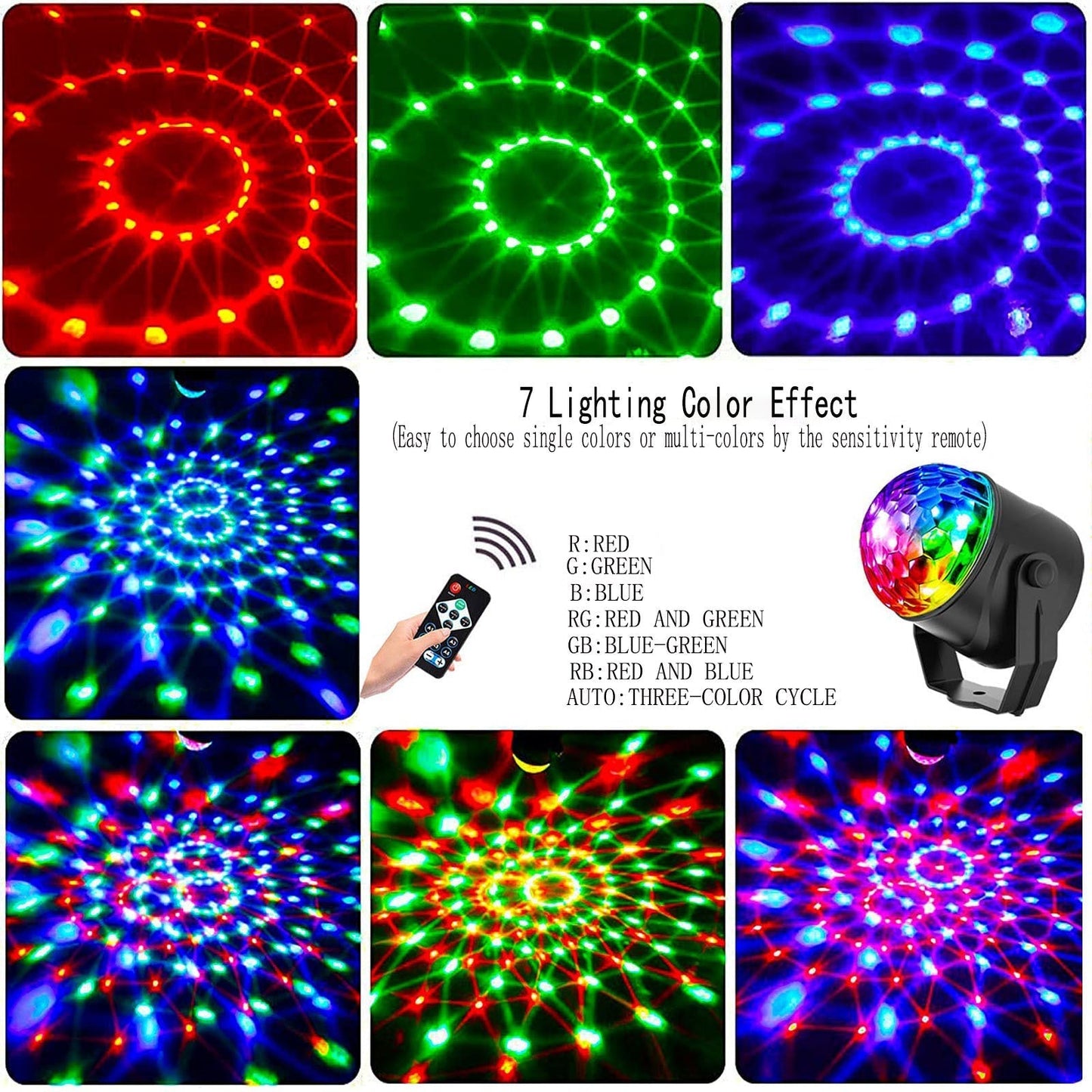 Boule Disco Magique Lumineuse Tournoyante