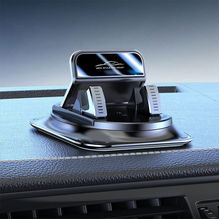Support de téléphone pour voiture 🔄🚗 | Orientable à 360° · Verrouillage à une main en 0,1 s · Antidérapant et n'abîme pas le tableau de bord · Étanche et résistant aux taches