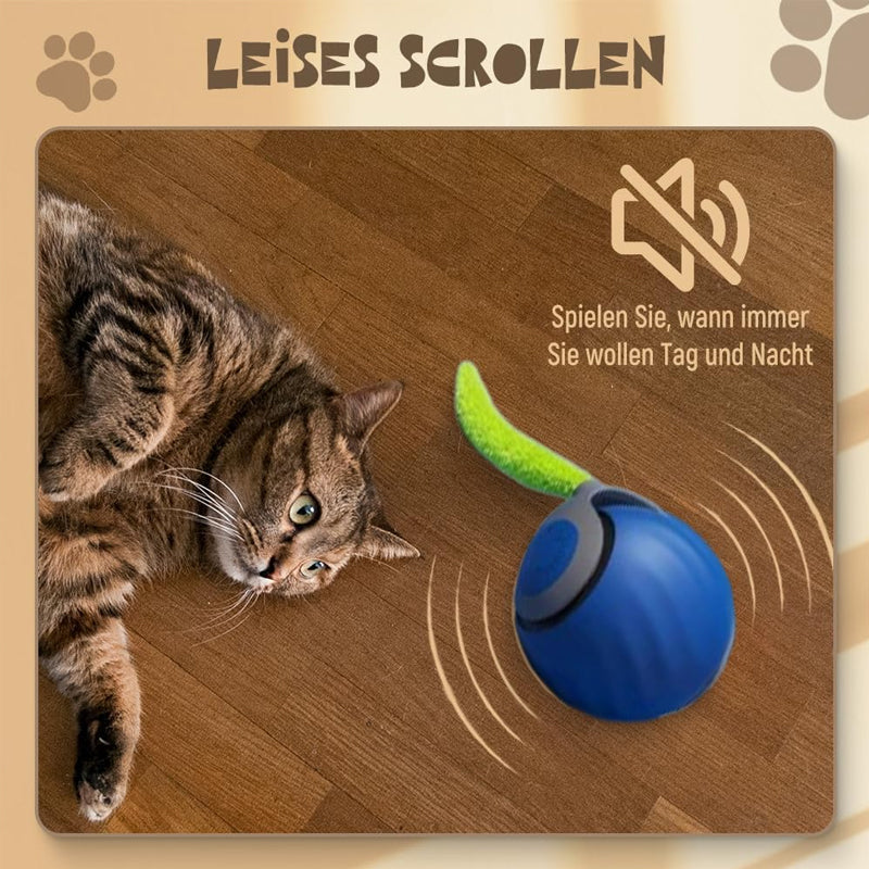 🖤Black Friday & Noël🎄Balle pour chat à capteur intelligent automatique