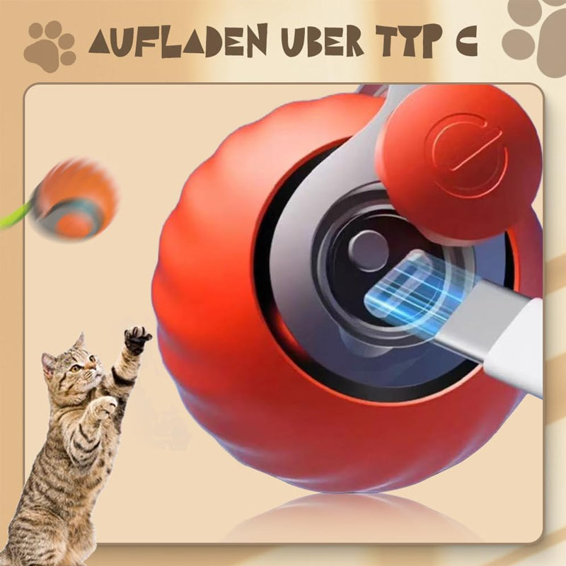 🖤Black Friday & Noël🎄Balle pour chat à capteur intelligent automatique