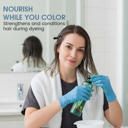 🌿Teinture Capillaire Botanique aux Huiles Essentielles – Couleur Longue Durée, Sans Irritation & Nourrissante 🌿