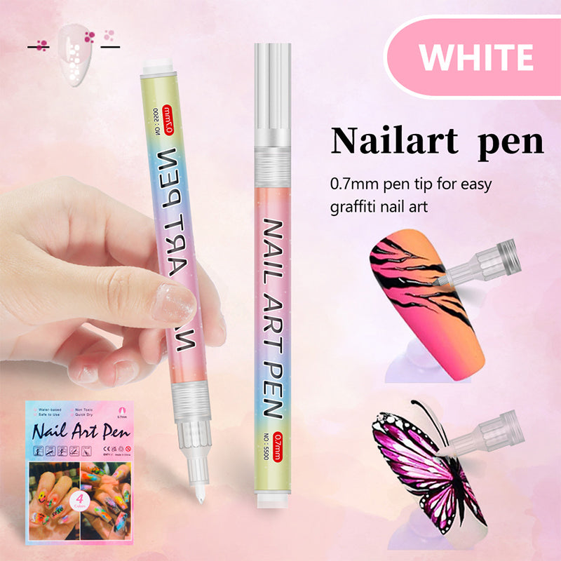 🎁Cadeau de Noël🎄Set professionnel de stylos pour nail art avec 12 couleurs