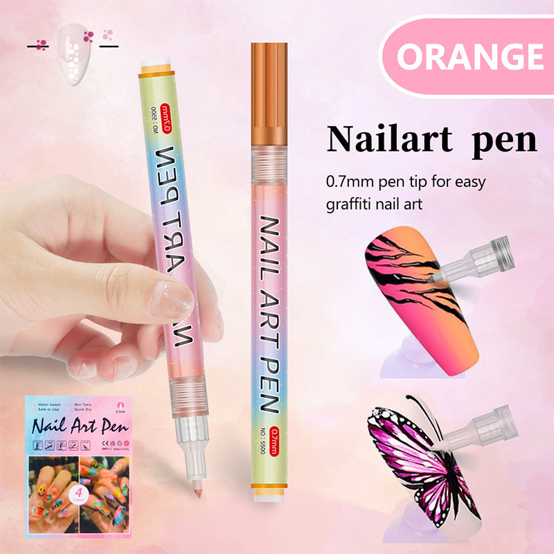 🎁Cadeau de Noël🎄Set professionnel de stylos pour nail art avec 12 couleurs