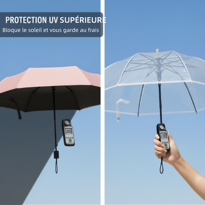 🖤Black Friday & Noël🎄Mini Parapluie Léger Soleil & Pluie avec Protection UV