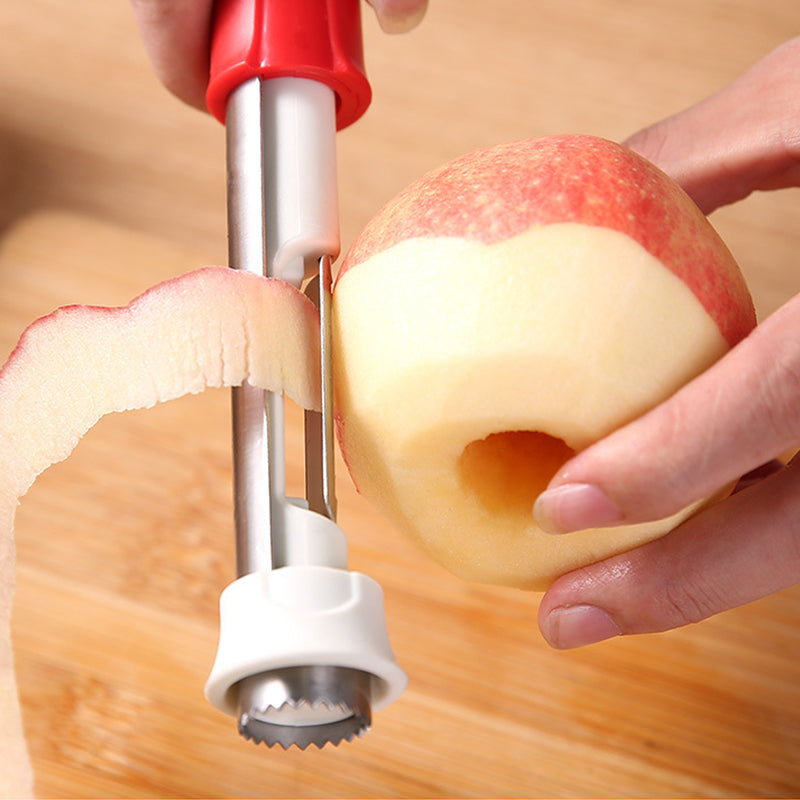 🍎Évideur et éplucheur de fruits en acier inoxydable 2 en 1