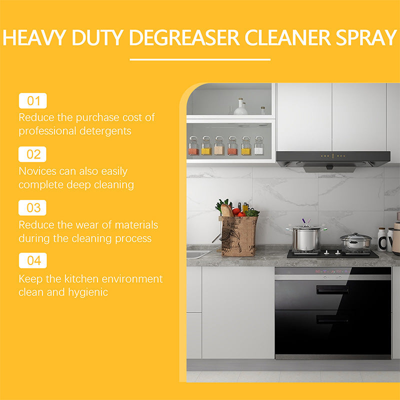 🔥ACHETEZ 2, OBTENEZ 1 GRATUIT ! Spray Dégraissant Puissant pour Cuisine – Nettoyage Rapide, Sans Toxines & Multi-Surfaces 🧼✨