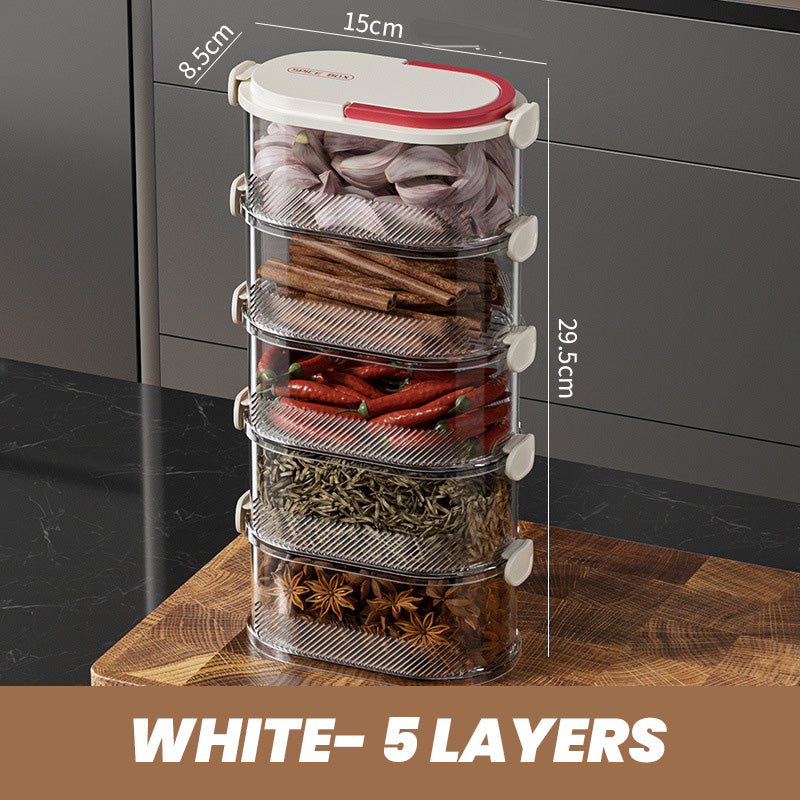 Organisateur à épices multicouche hermétique